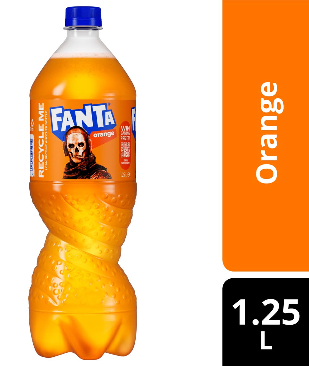 Fanta Soft Drink, Orange (1.25L)