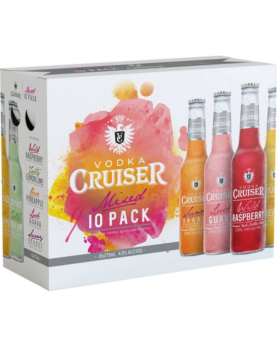 Vodka Cruiser Mixed Bottles 10x275mL