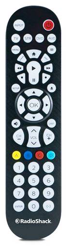 RadioShack · Control remoto universal