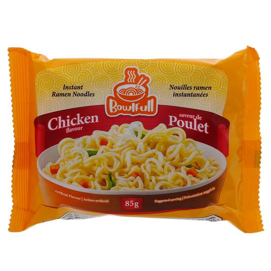 Bowlfull Instant Chicken Flavour Noodle Soup (85g)