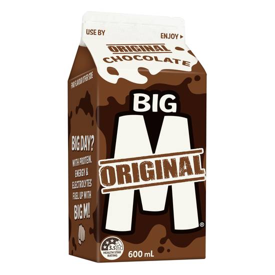 Big m Chocolate Original Flavoured Milk 600ml