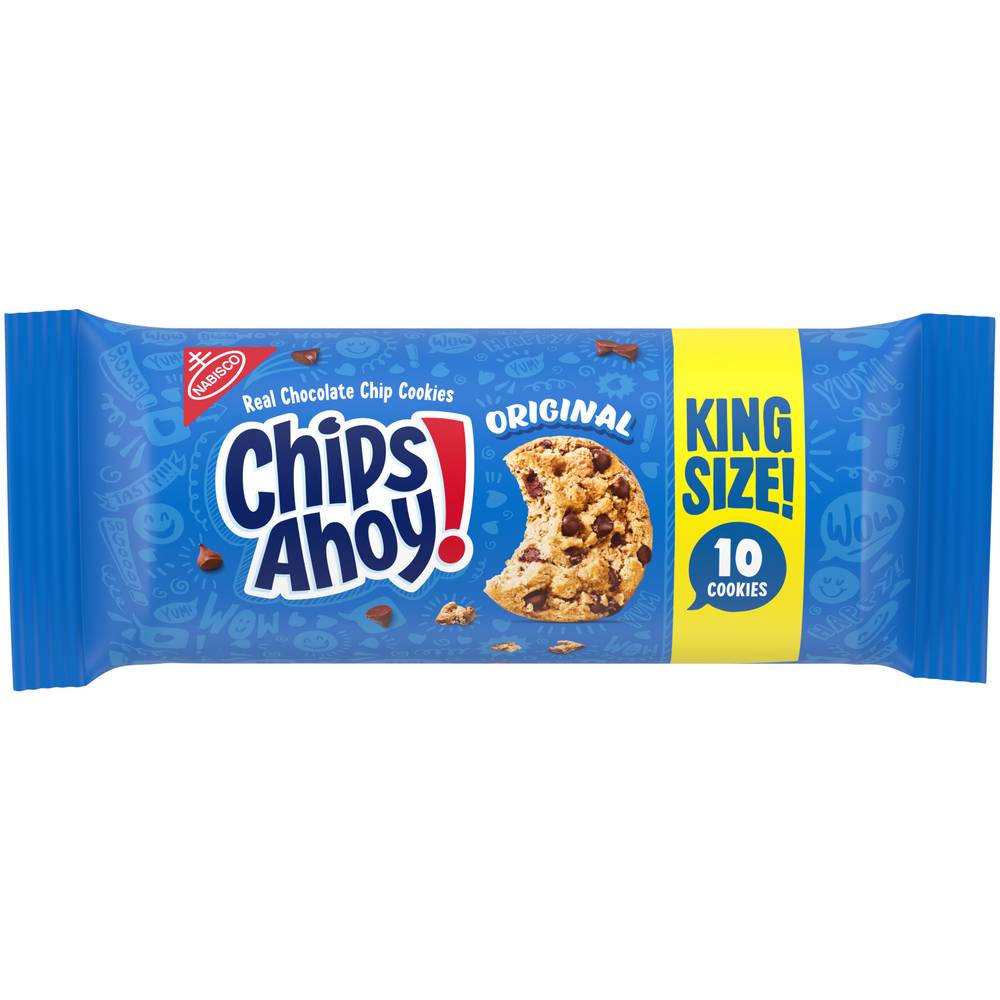 Chips Ahoy! Original Chocolate Chip Cookies, king (0.38 oz, 10 ct)