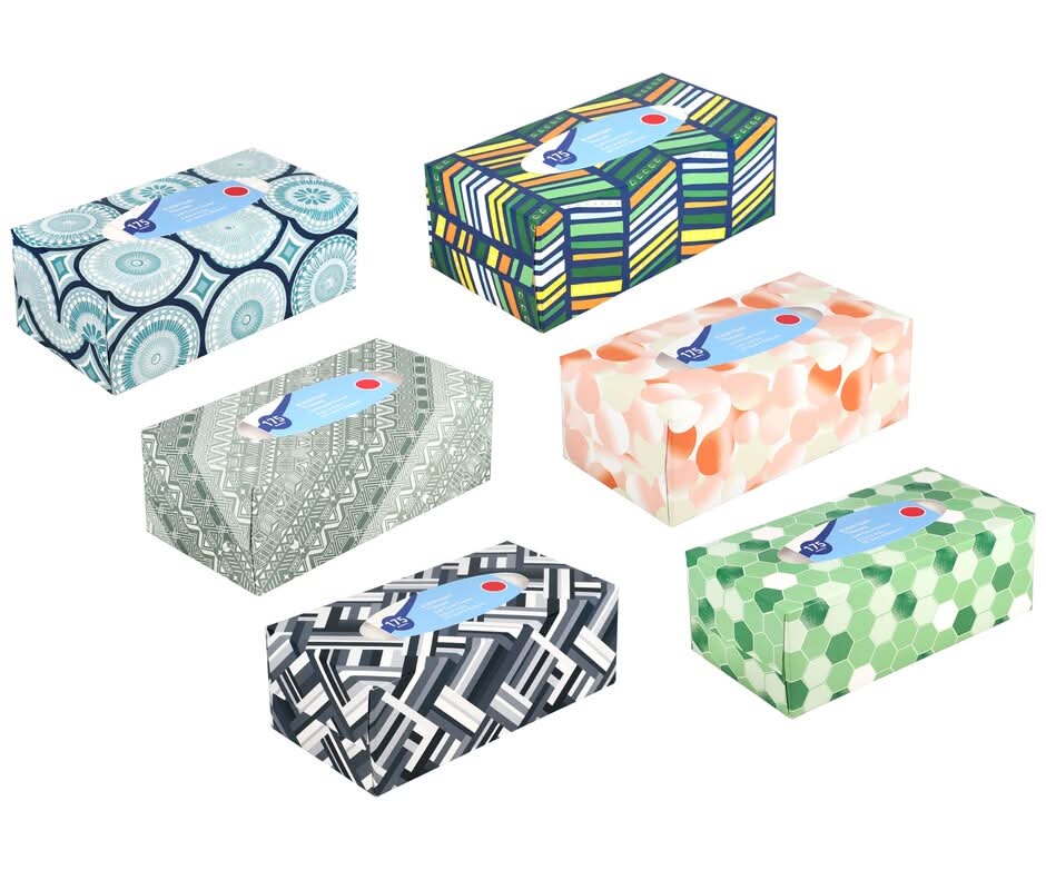 2-Ply Facial Tissues Boxes (6 x 1050 ct)