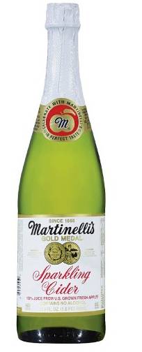 Martinelli's Gold Medal - Sparkling Apple Cider - 12/25.4 oz glass bottles (Case of 12)