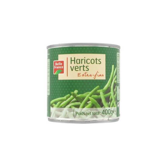 Haricots verts extra fins Belle France 400g