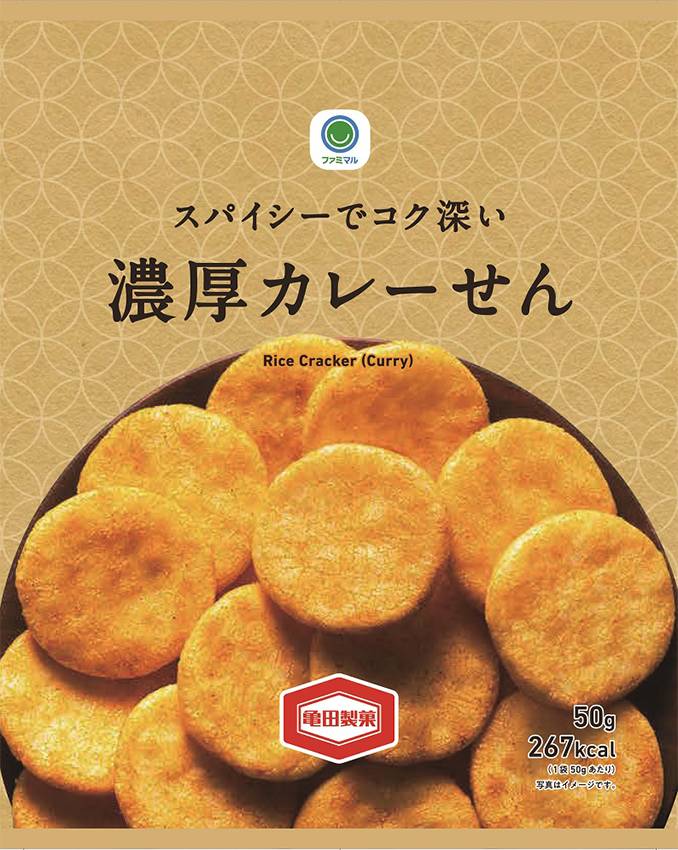 日本全家濃厚咖哩風味仙貝