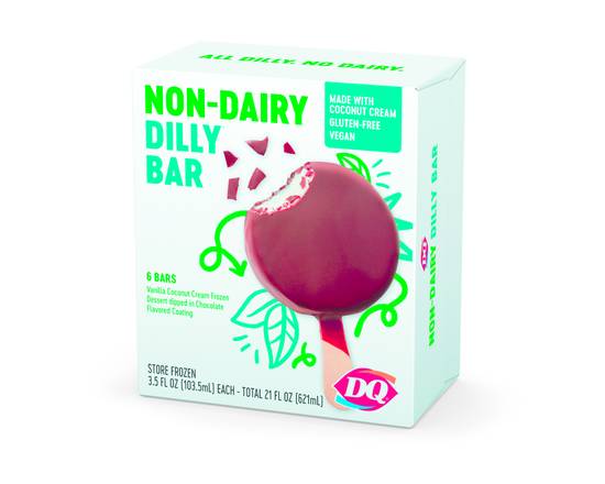 BOX of 6 - Barre Dilly® Sans Produits Laitiers / Non-Dairy Dilly®