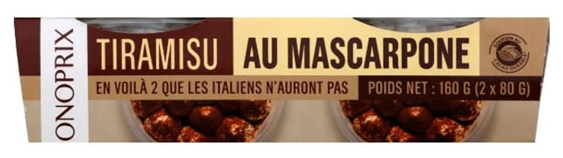 Monoprix - Tiramisu au mascarpone (2)