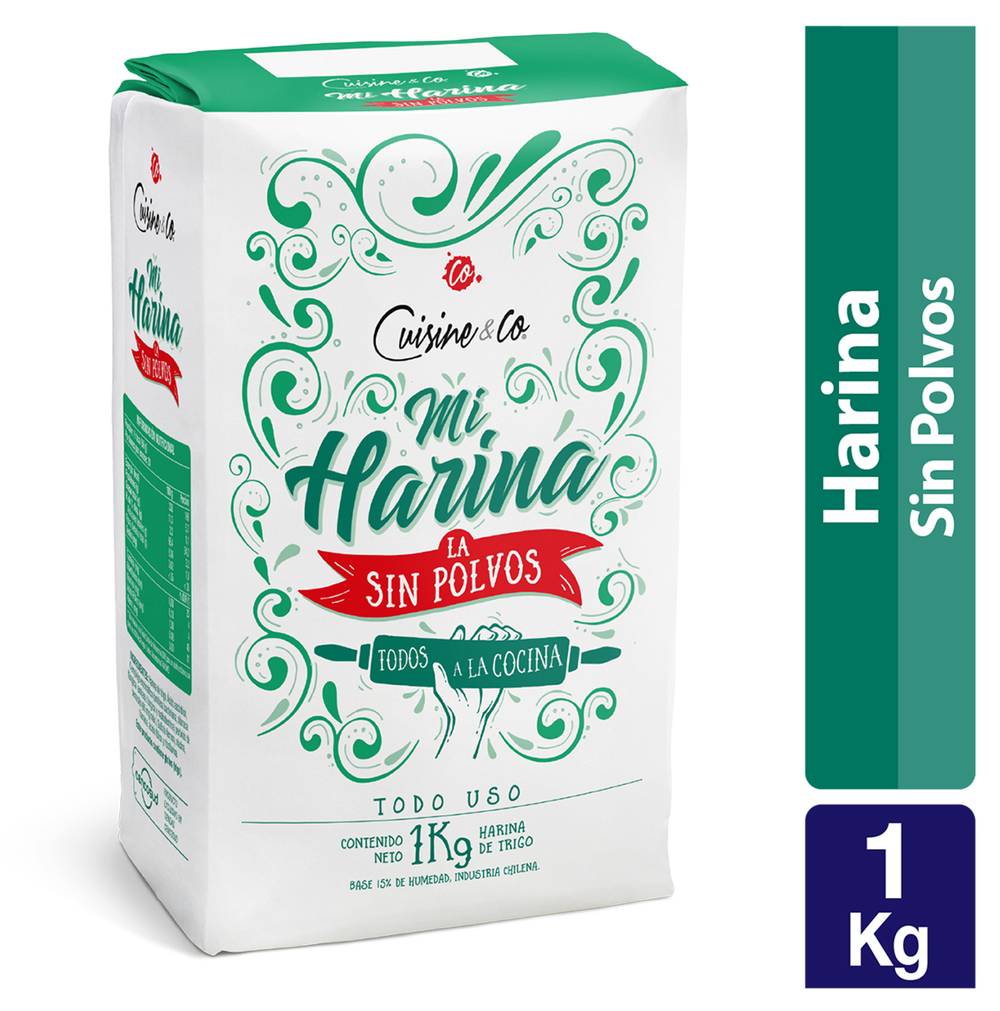 Cuisine & Co · Harina sin polvos de hornear (1 kg)
