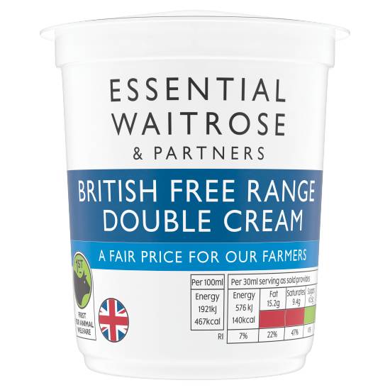 Essential Waitrose & Partners Double Cream