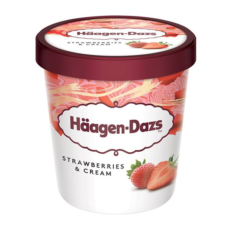 Haagen-Dazs草莓冰淇淋473ml/盒#275484