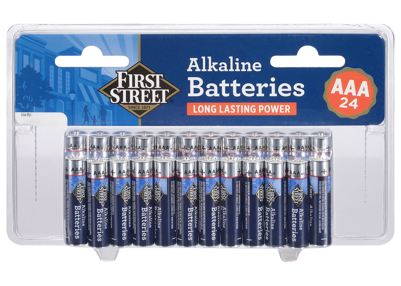 First Street Alkaline Batteries