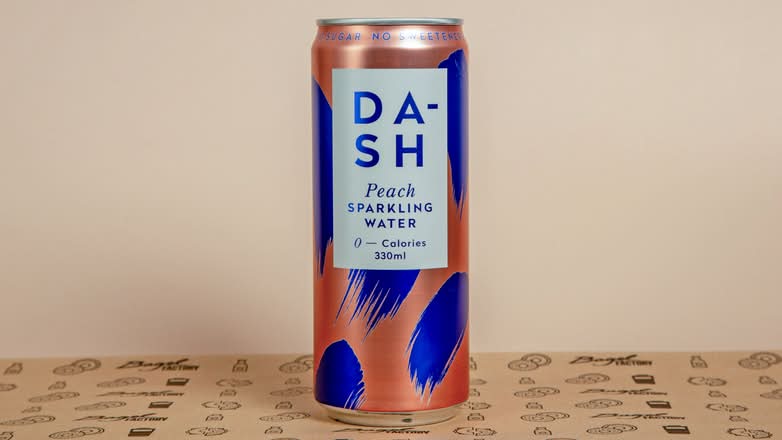 Dash Peach Sparkling Water (330ml)