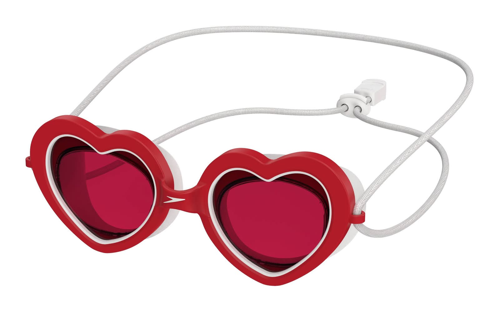 Speedo Kid's Sunny Vibes Heart Goggles, Red/Punch