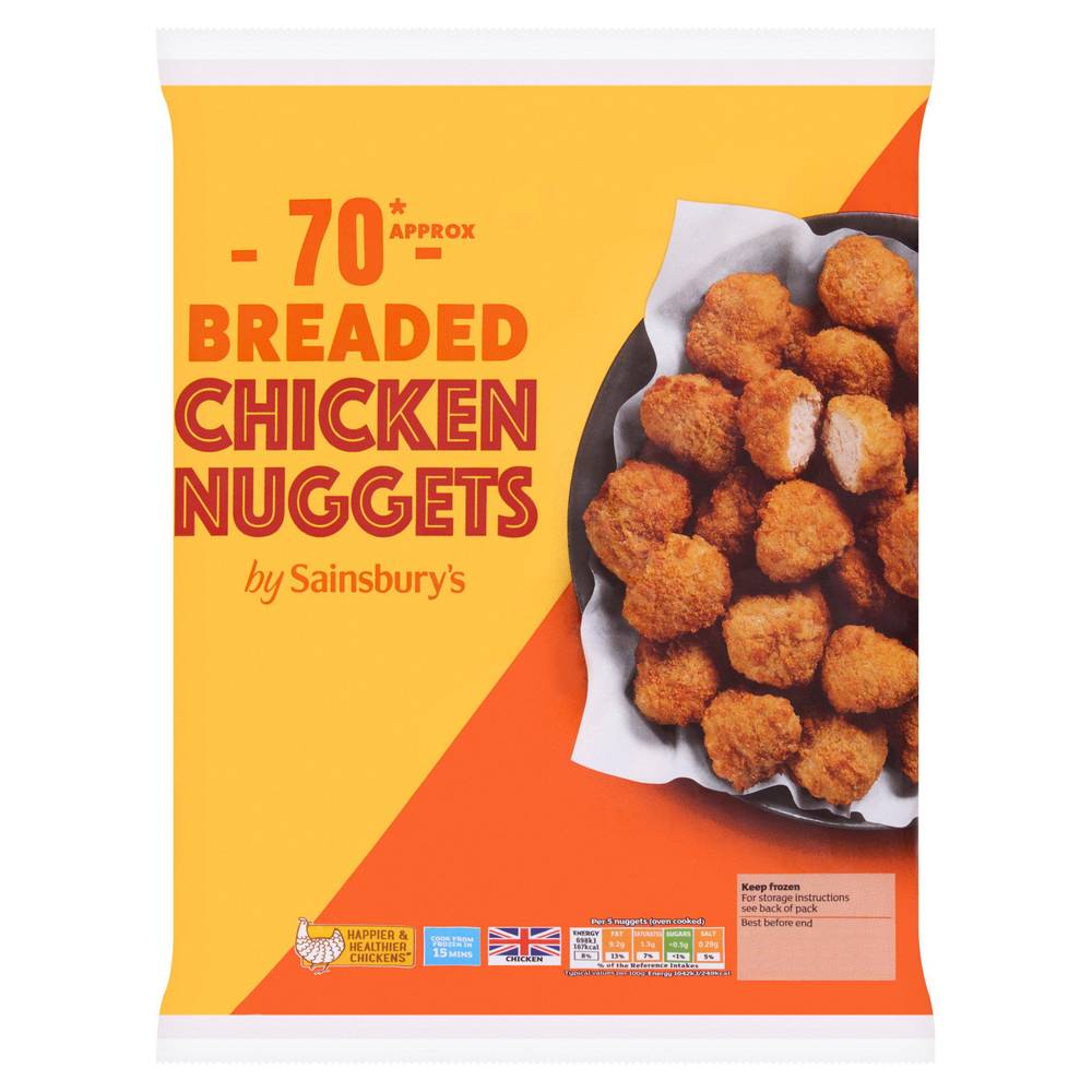 Sainsbury's Chicken Breast Nuggets 1kg