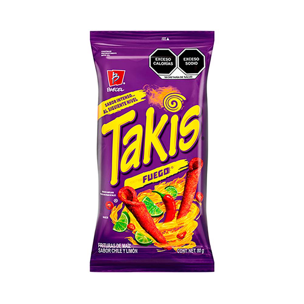 Barcel takis fuego (bolsa 80 g)