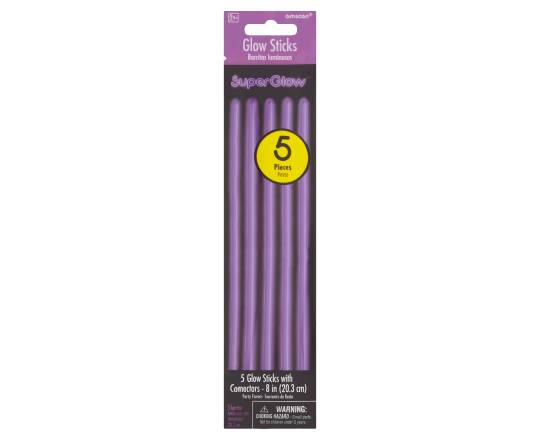 Amscan Glow Bracelets, Purple (5 ct)