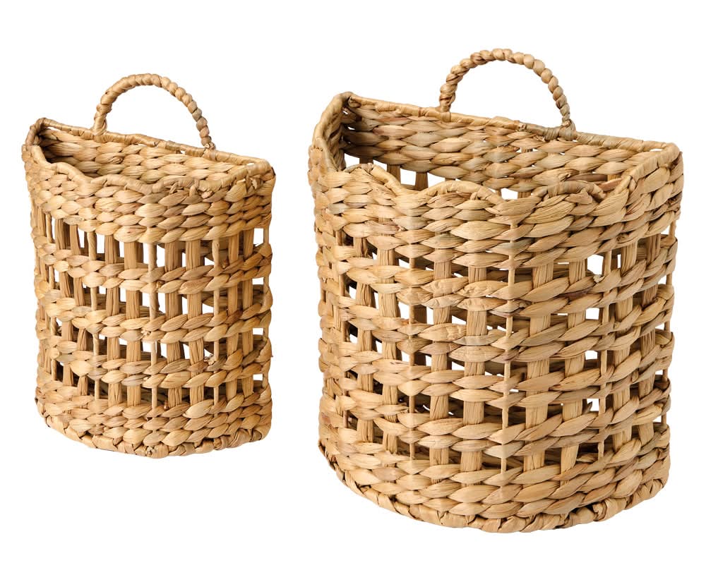 KIRKTON HOUSE Hanging Woven Baskets - 2pc