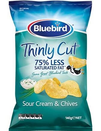 Bluebird Thinly Cut Sour Cream 140g
