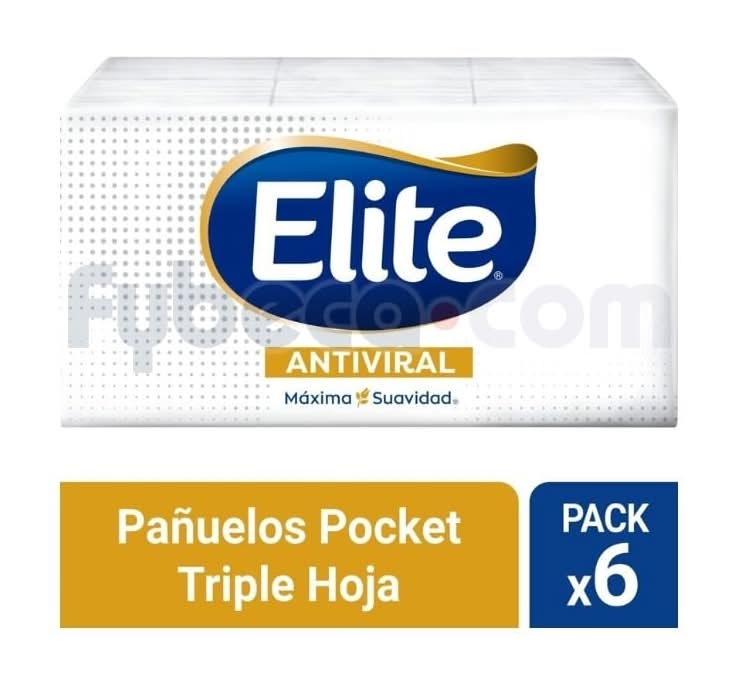 Papel Facial Elite Antiviral X6