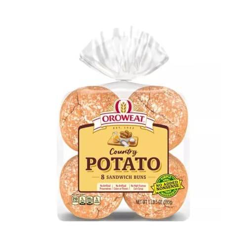 Oroweat Country Potato Sandwich Buns (8 ct)