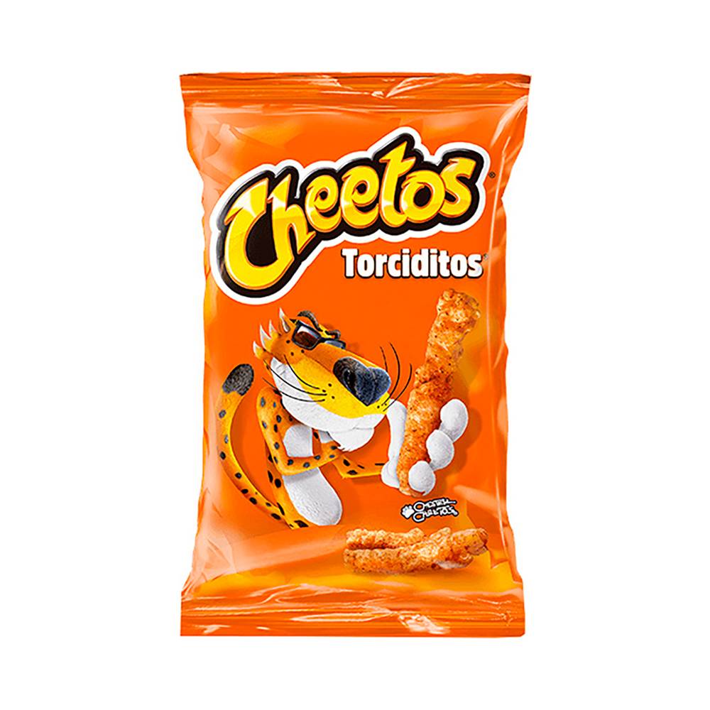 Cheetos frituras torciditos sabor queso y chile (bolsa 55 g)