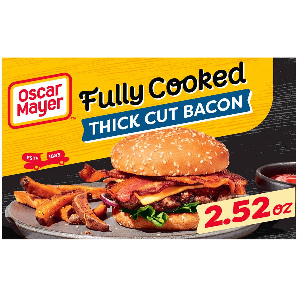 Oscar Mayer Fully Cooked Thick Cut Bacon (2.52 oz)