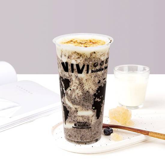 Oreo Creme Brulee Milk