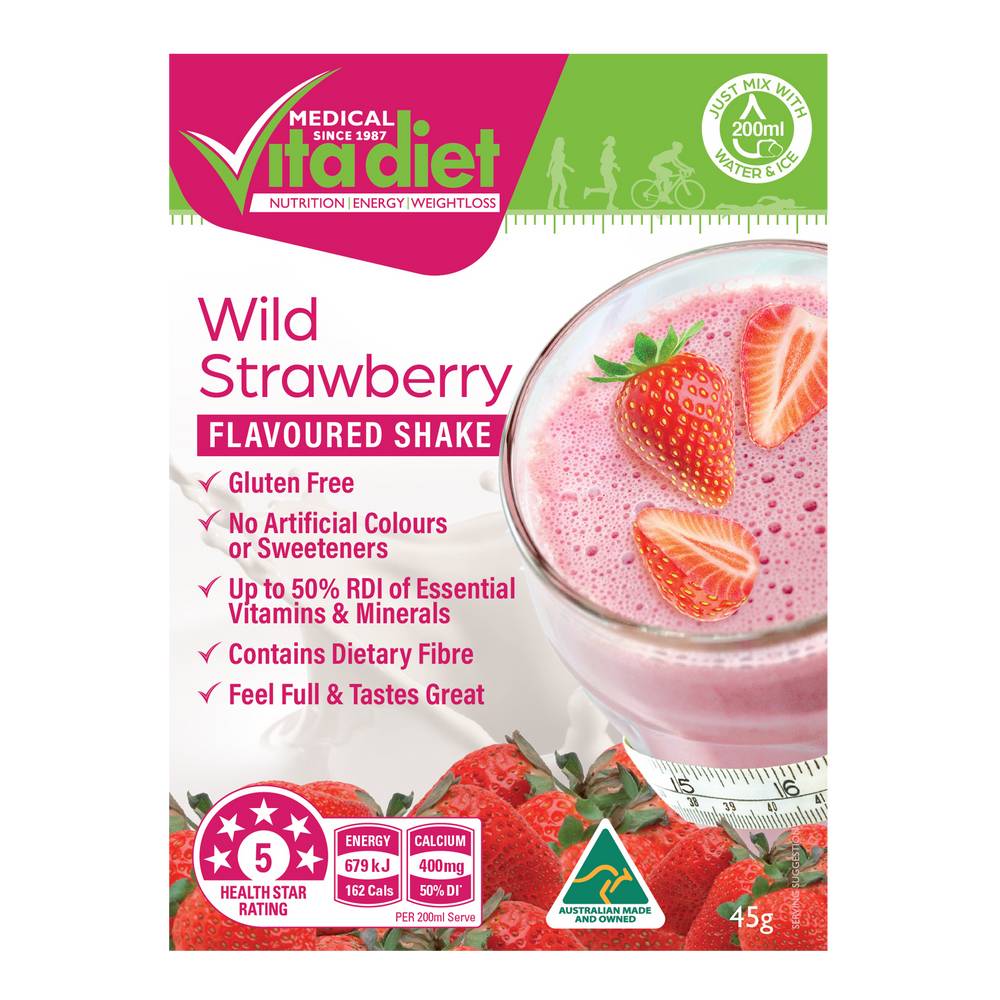 VITA DIET Strawberry Shake Single