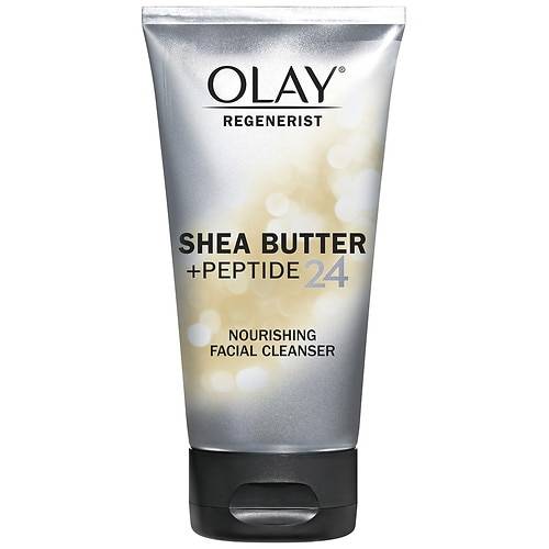Olay Regenerist Shea Butter + Peptide 24 Nourishing Face Wash, Fragrance-Free - 5.0 OZ