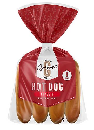 Grissom's Hot Dog Buns (11 oz, 8 ct)