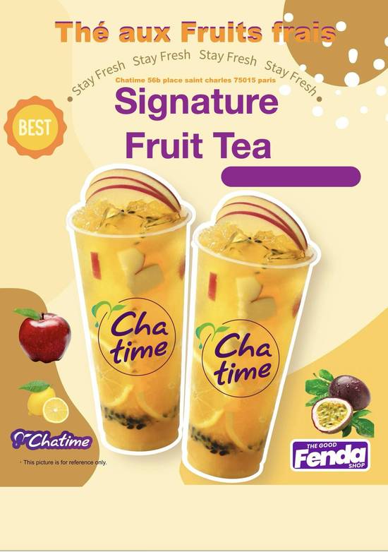 Signature fruit tea