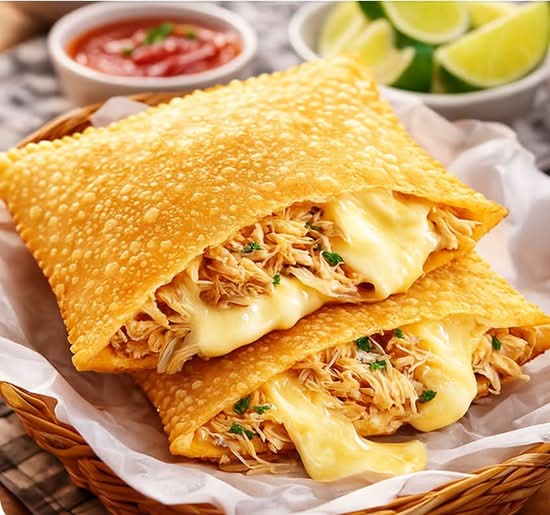 Pastel Frango e Queijo