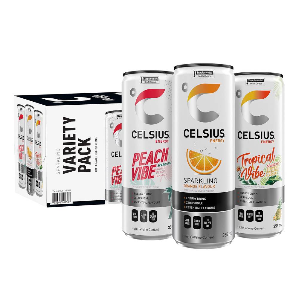 Celsius Variety Pack 355 Ml 18-Pack