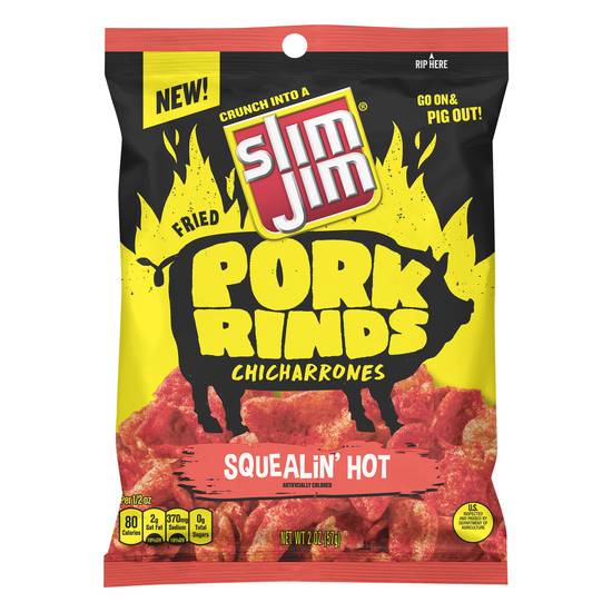 Slim Jim Fried Hot Pork Rinds
