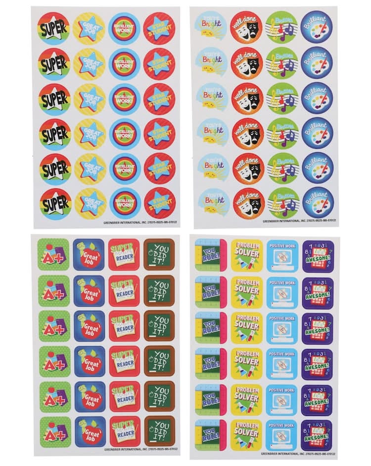 Jot Assorted Reward Stickers, 96-ct.