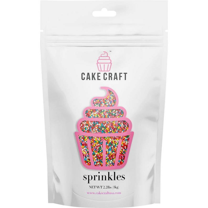 Party City Cake Craft Rainbow Sprinkles