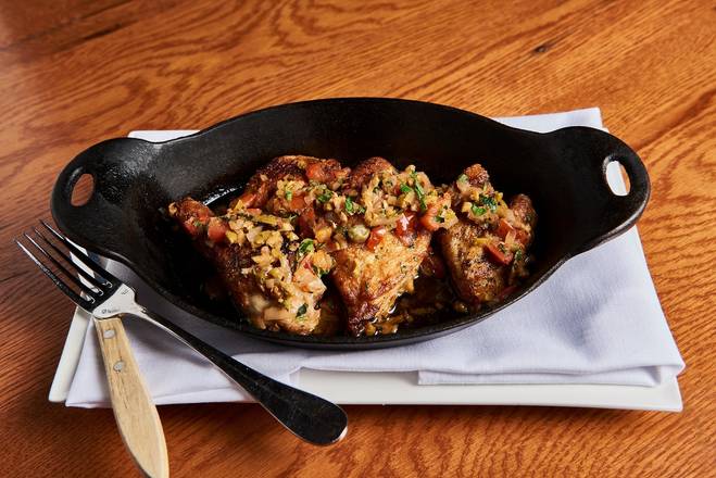 Cast-Iron Roasted Half Chicken