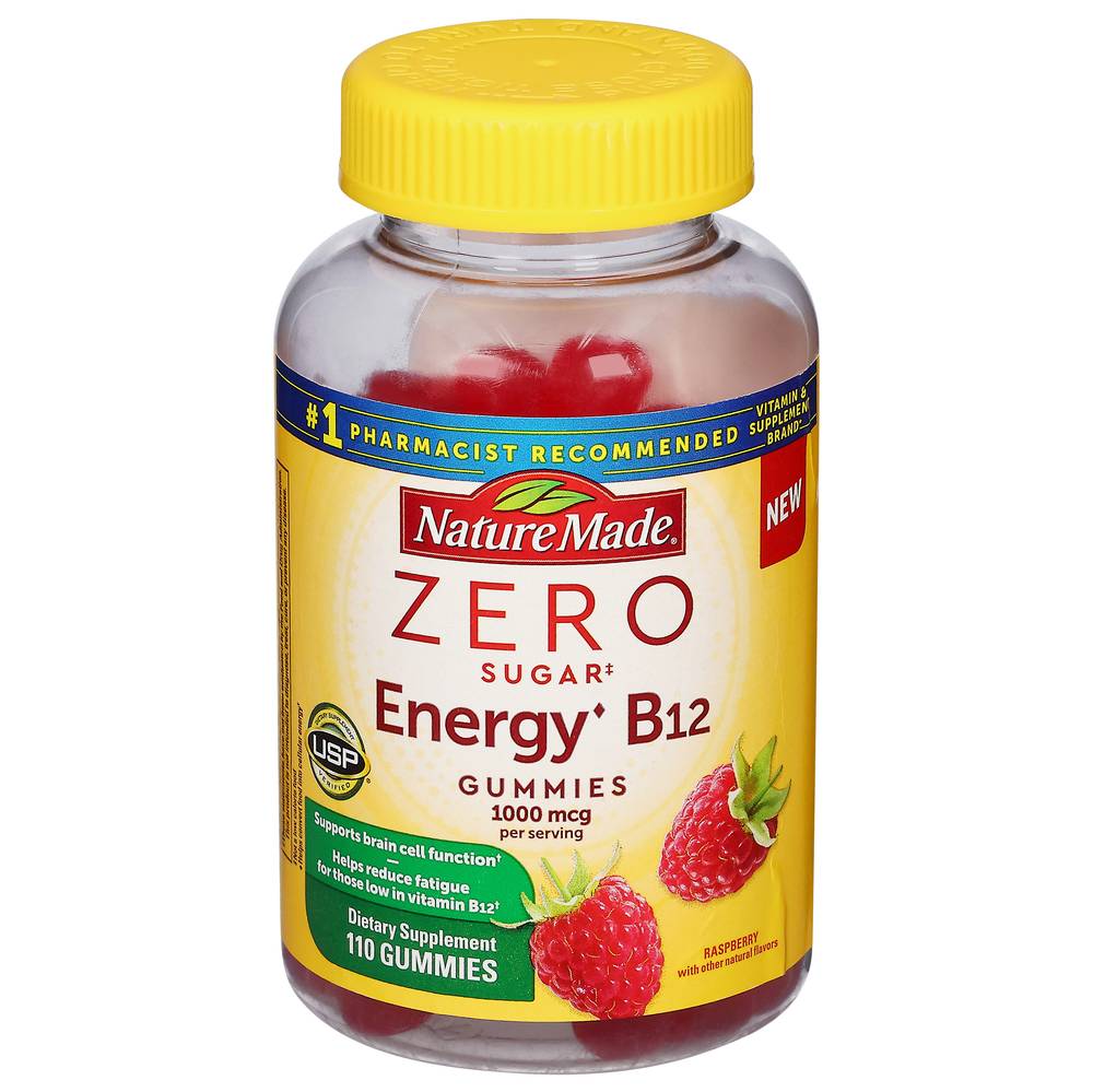 Nature Made Energy B12 Gummies (raspberry)