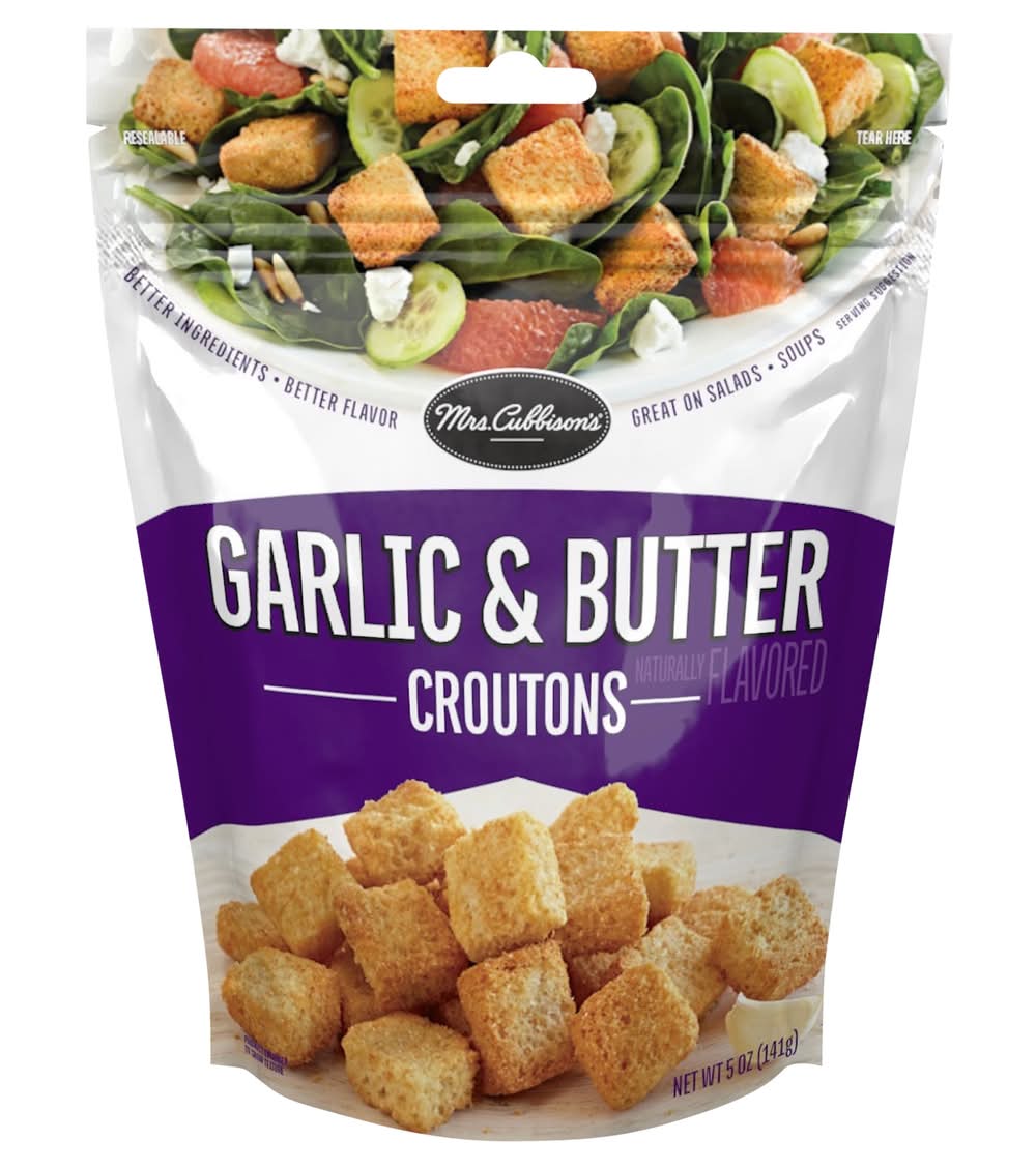 Mrs Cubbison Butter & Garlic Croutons (5 oz)