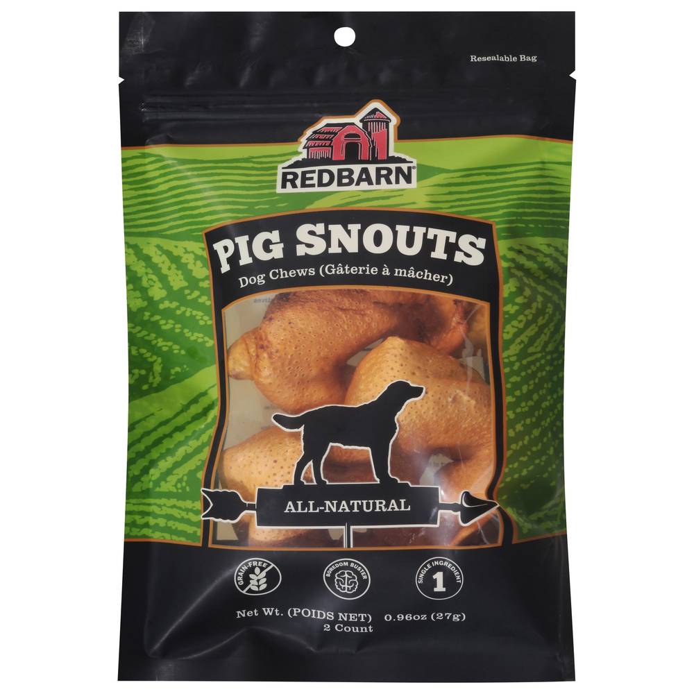 Redbarn Pig Snouts Dog Chews (0.96 oz)