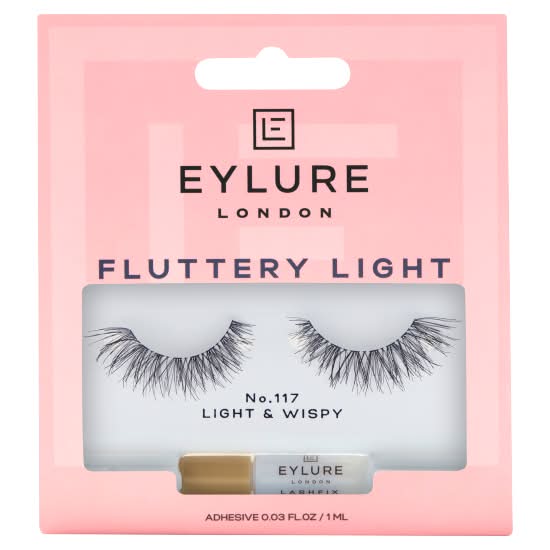Eylure Fluttery Light Lashes 117 Light & Wispy (1ml)