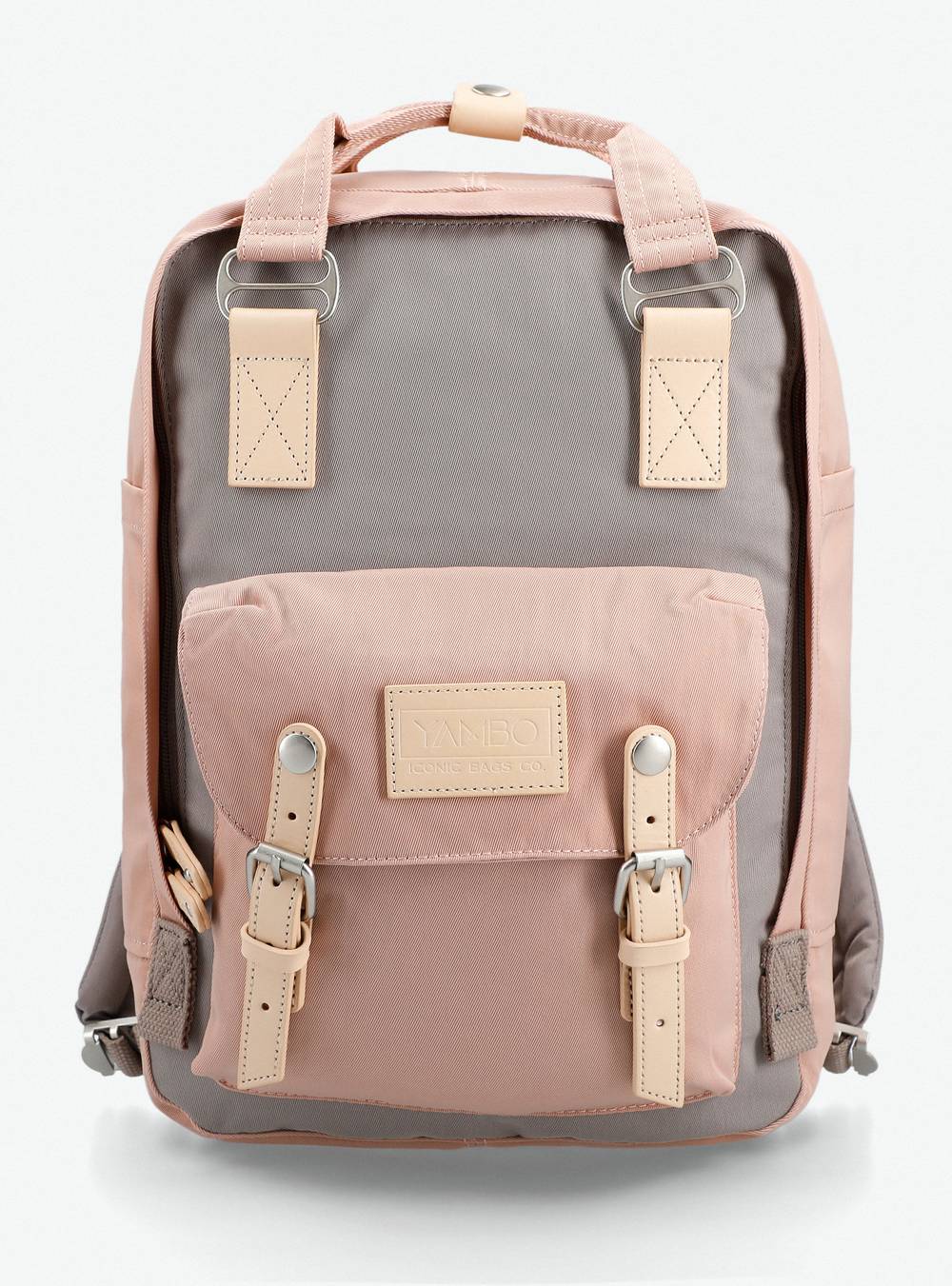 YAMBO · Mochila spirit pink gray