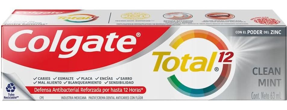 Crema Dental Colgate Total Clean Mint 63 ml