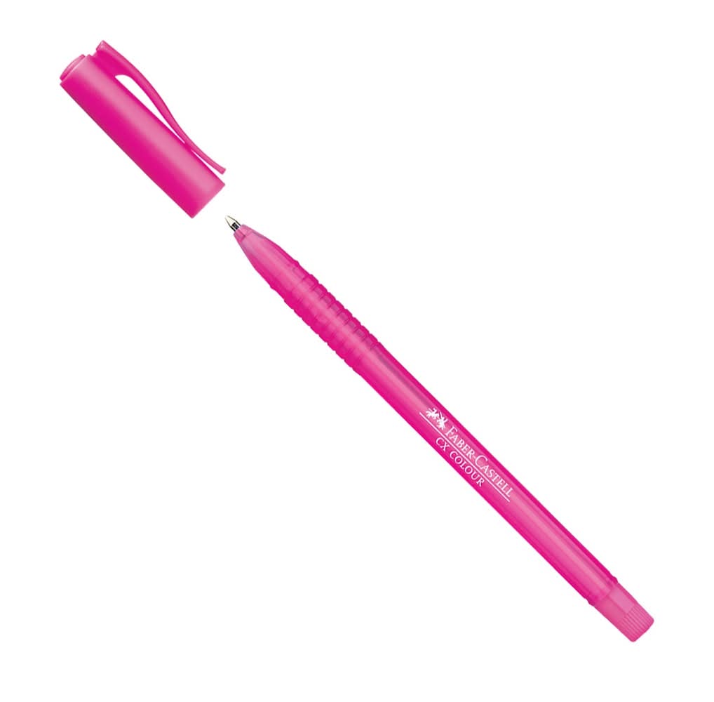 Esferográfica Colour 1mm Rosa Faber Castell