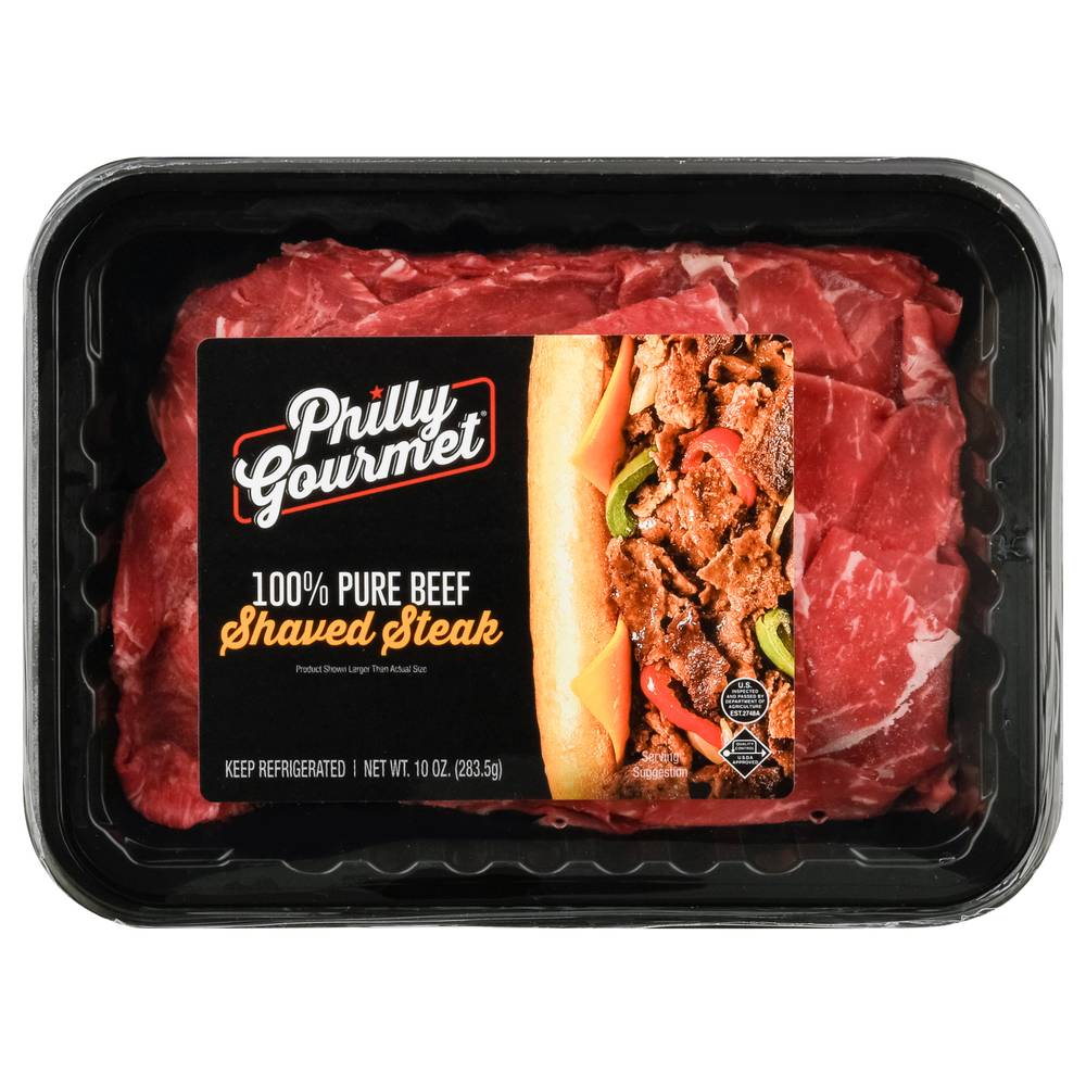 Philly Gourmet 100% Pure Beef Shaved Steak (10 oz)