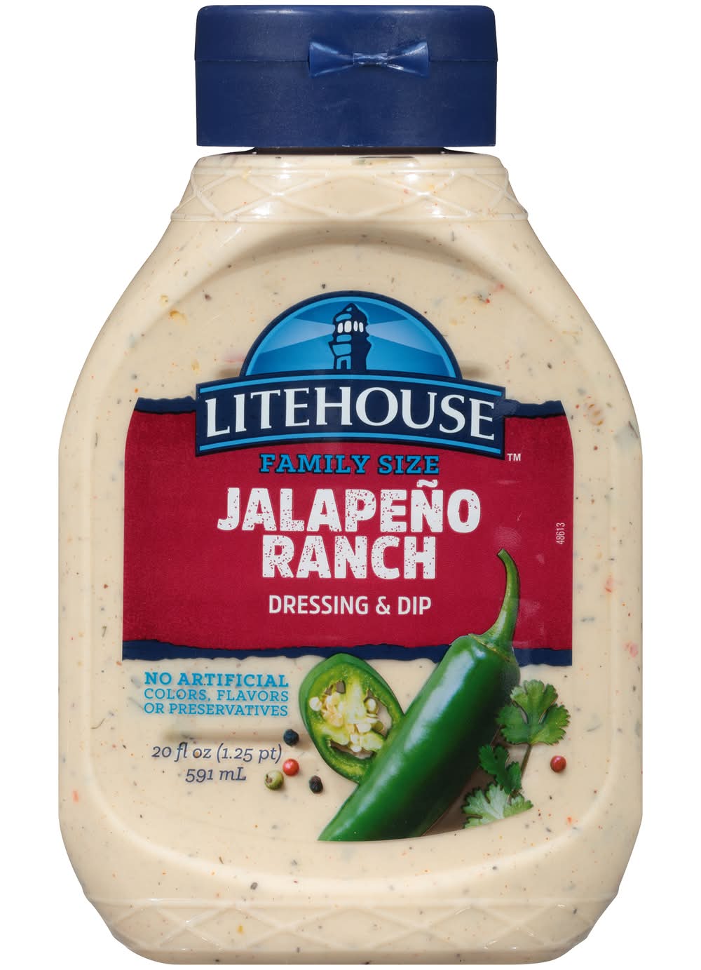 Litehouse Family Size Jalapeno Dressing & Dip, Ranch (20 fl oz)