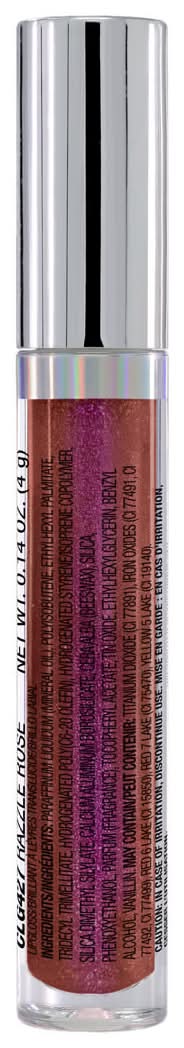 L.A. Colors Holographic Iridescent Lipgloss, Razzle Rose Clg427w (0.14 oz)