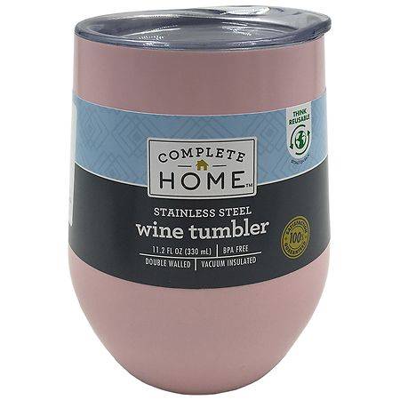 Complete Home Stainless Steel Insulated 11.2 fl oz Wine Tumbler