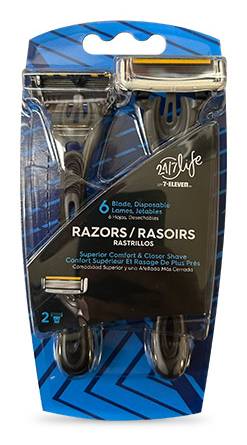 7-Select Men's Razor 2ct